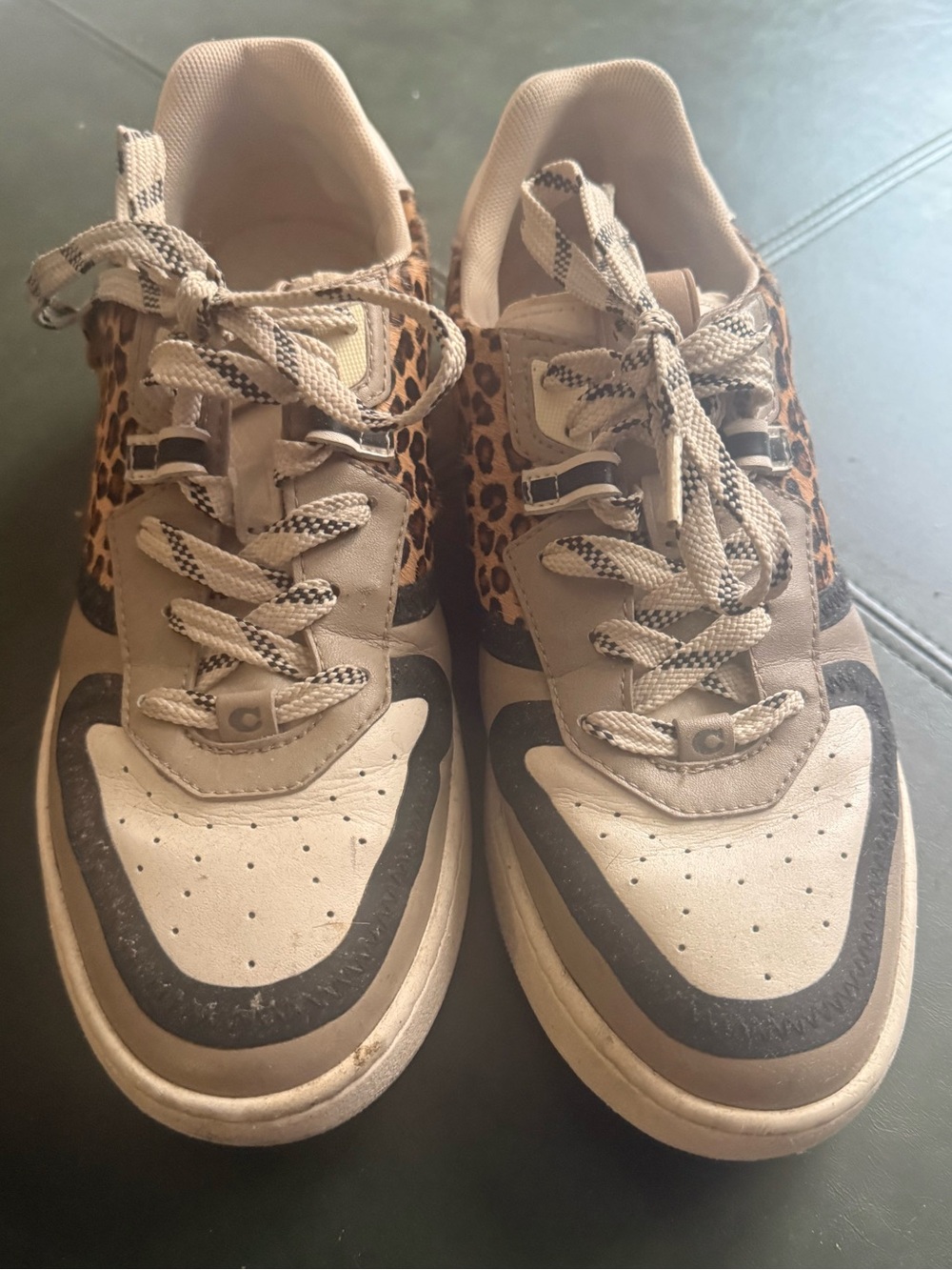Coach City Soul Leopard Sneakers size 8.5
